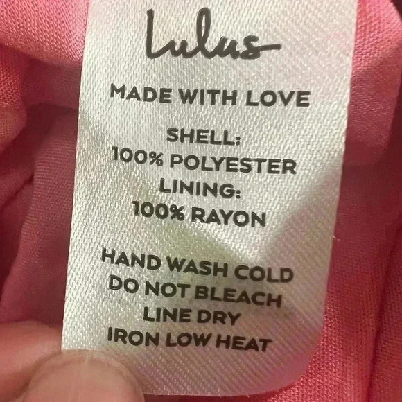 Hello to Love Pink Floral Print Lace-Up High-Low Maxi Dress Size Small - Picture 12 of 12